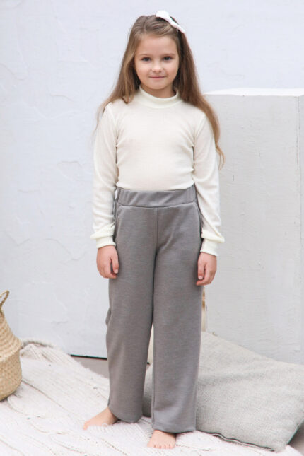 kelnės mergaitėms merino vilnos