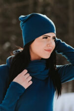 kepurė bėgimui moteriška iš merino vilnos