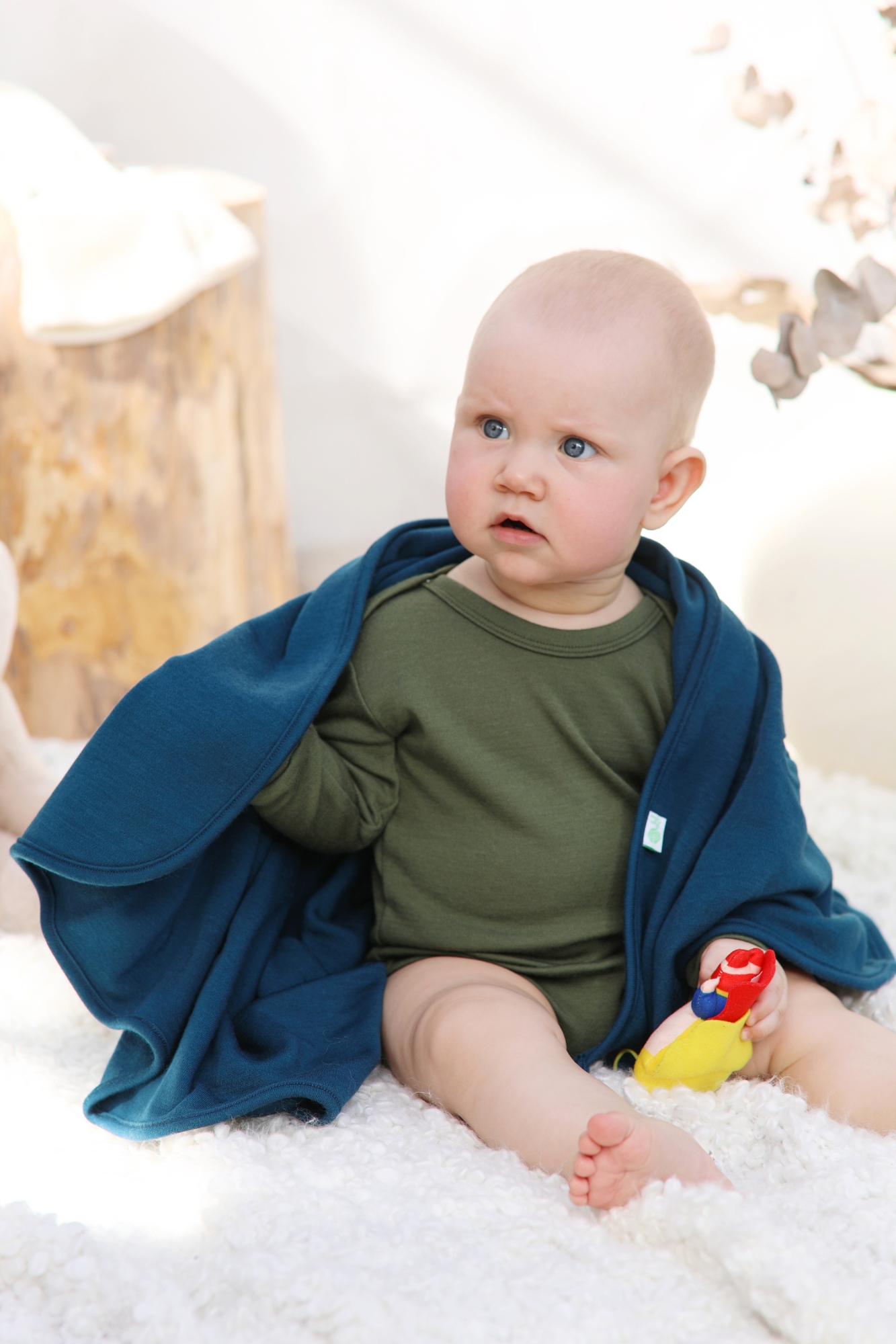 merino-vilnos-pledas-kudikiui Mėlynas merino vilnos pledukas kūdikiui iš 100% merino vilnos