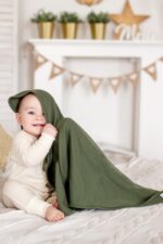 Merino vilnos pledukas kūdikiui iš 100% merino vilnos