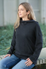 moteriški džemperiai su kapišonu šilti