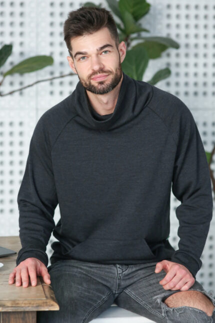 vyriški bliuzonai iš merino vilnos