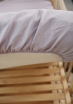 Paklodė su guma kūdikiui iš lino - Image 7