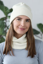 apvalus šalikas iš merino vilnos