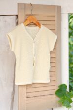 Megzta liemenė kūdikiui iš merino