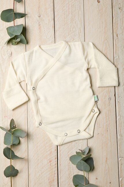 Bodžiukai kūdikiams merino su šilku