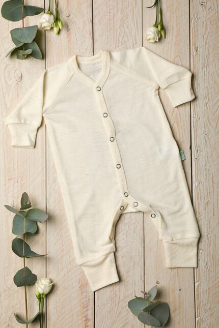 Merino vilnos romperis su šilku