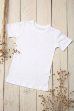 vaikiški lino marškinėliai